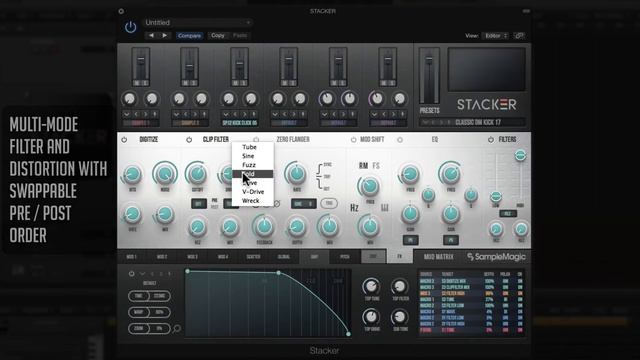 Stacker (Drum Designer) from Sample Magic - First Look смотреть онлайн