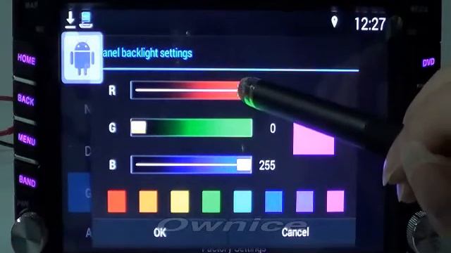 Ownice C200 Android 4.4 Car DVD --How to Change Button Light смотреть онлайн
