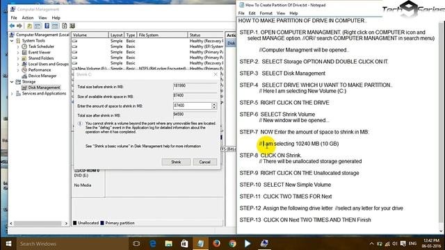 How to make partition of disk in windows 10 смотреть онлайн