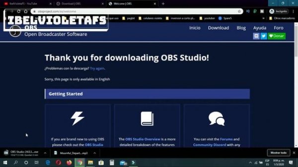 Descargar OBS STUDIO full en español 2020 🎥 Descargar e instalar OBS STUDIO