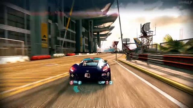 New Car - YES This is Porsche - Crazy helicopter is back - Split/Second Gameplay (E-2 - R - 5/6) смотреть онлайн