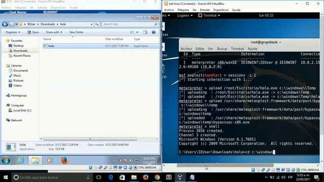 Manteniendo acceso y ganando con Meta exploit (kali linux) смотреть онлайн