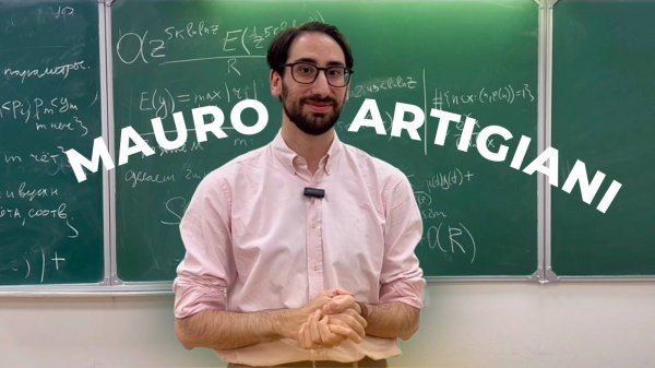 Mauro Artigiani - Italian mathematician visiting Math faculty of Moscow HSE