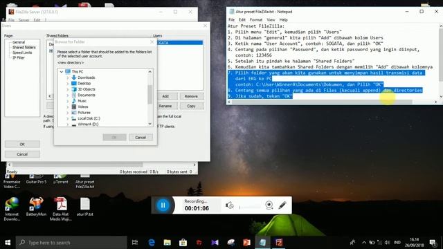 Tutorial Transmisi data dari EKG Sogata E-12 ke PC via FTP смотреть онлайн