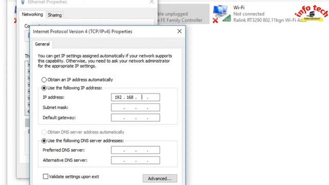 How to Connect Two Computers and share files using LAN Cable on WINDOWS 10 смотреть онлайн