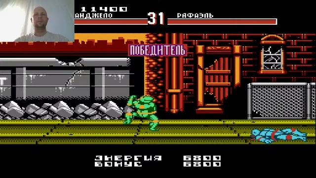 ЧЕРЕПАШКИ НИНДЗЯ БОЙЦОВСКИЙ ТУРНИР ФАЙТИНГ ДЛЯ ДЕНДИ/NES. TEENAGE MUTANT NINJA TURTLES - NES. смотреть онлайн