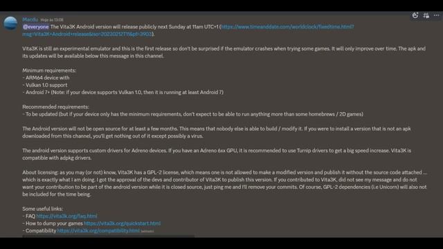 🔥VITA3K ANDROID🔥 REVELADA DATA DE LANÇAMENTO, REQUISITOS E MAIS! смотреть онлайн