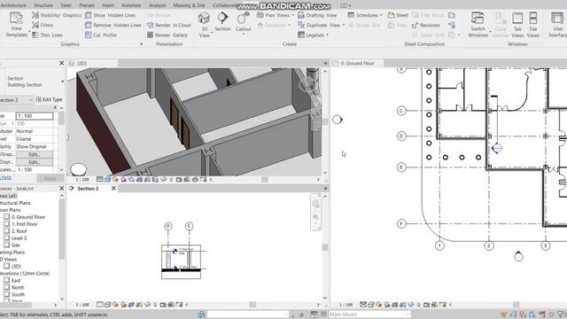 How to arrange tiled windows in Revit смотреть онлайн