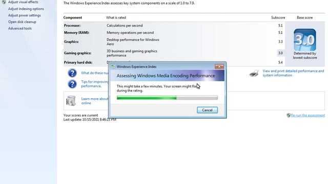 How to check pc component performance and rating in window 7 easily simple steps смотреть онлайн