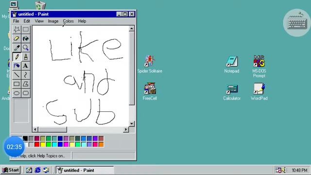 playing this win 98 simulator just for fun смотреть онлайн