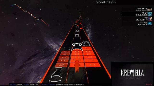 Audiosurf 2 | Krewella - Say Goodbye смотреть онлайн