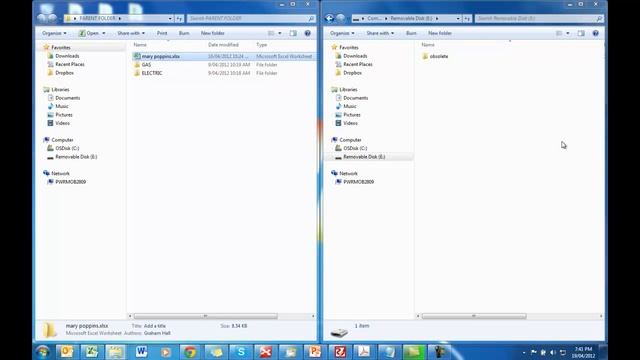 8. Windows 7 Essential - Copying and moving files смотреть онлайн