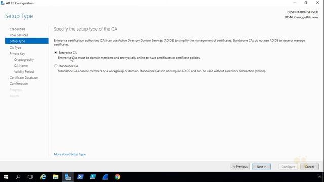 60 Installing Windows Certificate Services смотреть онлайн