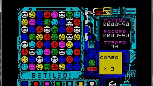 BeTiled - ZX Spectrum - emulador EmuZWin 2.1 - probado Windows 7 x64 смотреть онлайн
