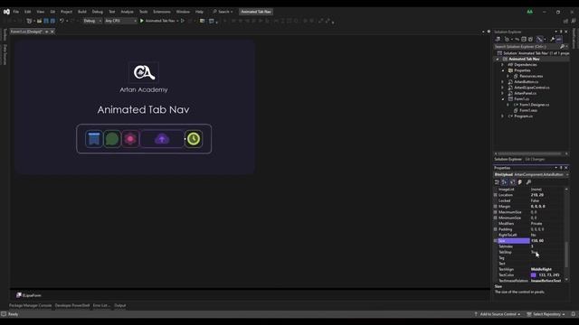 C# Creating Animated Tab Navbar in Windows Form Application C# смотреть онлайн