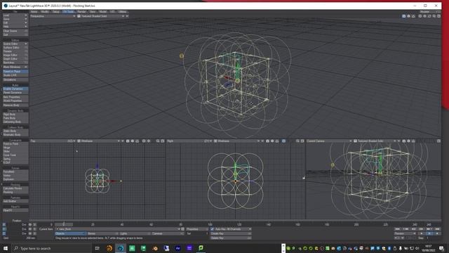 Lightwave 3D School of fish смотреть онлайн