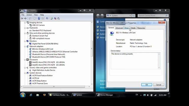 Windows 7 on EeePC 901 Linux - HD смотреть онлайн