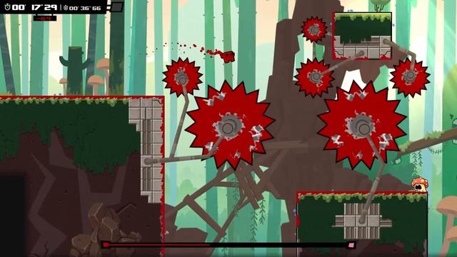 Super Meat Boy Forever Gameplay - Precision Platformer on Epic Games Store смотреть онлайн