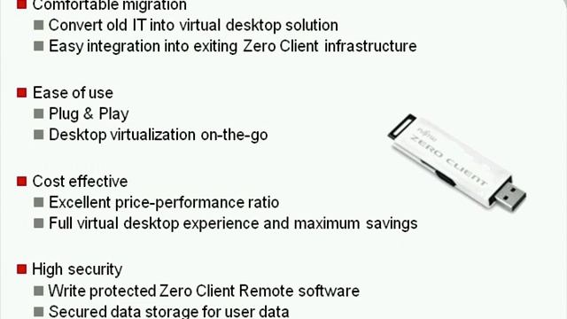 Webcast Fujitsu VDI Zero Clients - Virtual Desktop ENGLISH смотреть онлайн