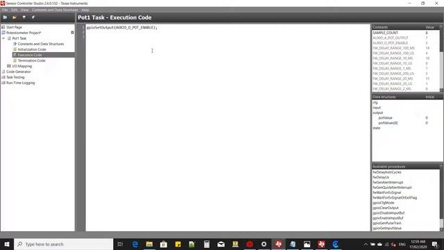 Sensor Controller Studio First Project смотреть онлайн