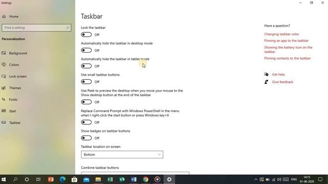 Task bar setting in window смотреть онлайн