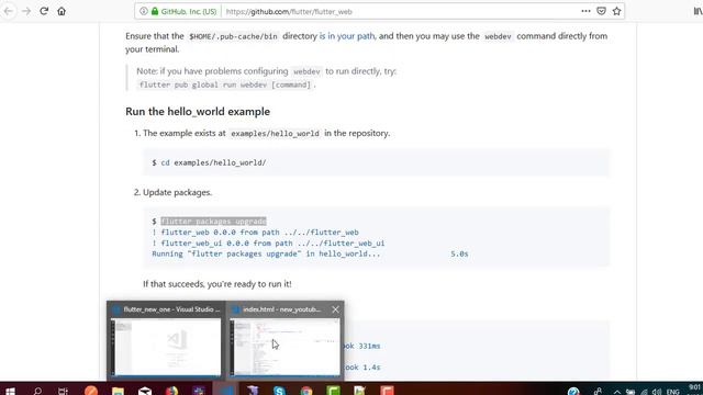 Flutter For Web First App Hello World - Windows Setup смотреть онлайн