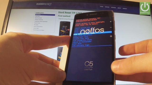 TP-LINK Neffos C5 Hard Reset / Remove Screen Lock / Restore смотреть онлайн