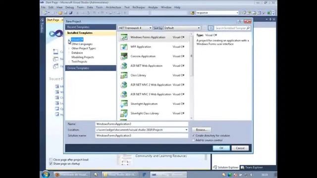 Vídeo-aula Visual Studio 2010 : Windows Forms e Sites Asp.net смотреть онлайн