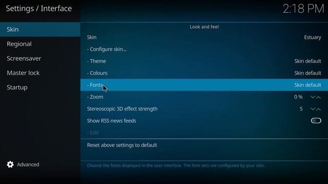 新版本的KODI如何设置成中文（修改界面语言）