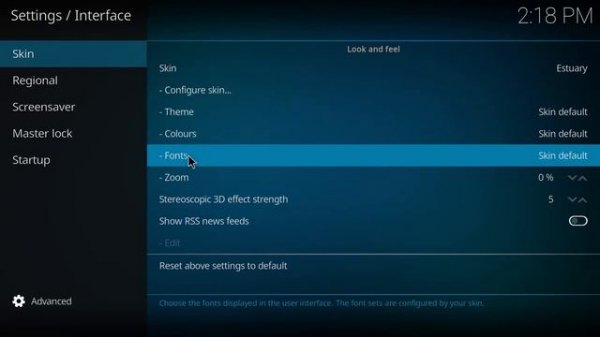新版本的KODI如何设置成中文（修改界面语言）