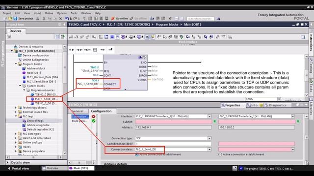TSEND_C & TREC_C | Part 1 | TIA Portal