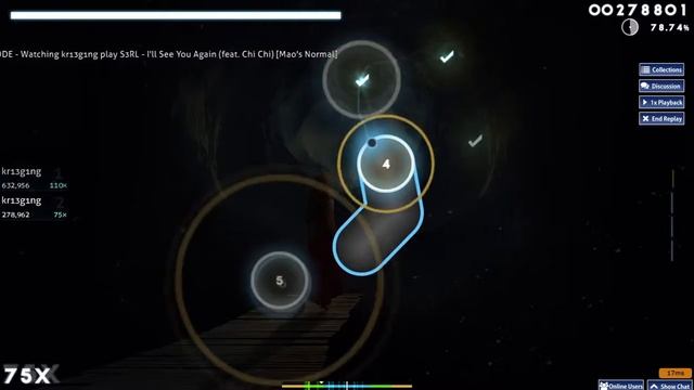 osu! S3RL - i'll see you again смотреть онлайн