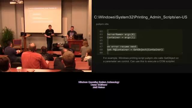 BSides Nashville 2017 Red01 Windows Operating System Archaeology Casey Smithand Matt Nelson.mp4 смотреть онлайн