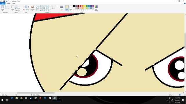 How to Make a Ninja| Windows 10 Paint смотреть онлайн
