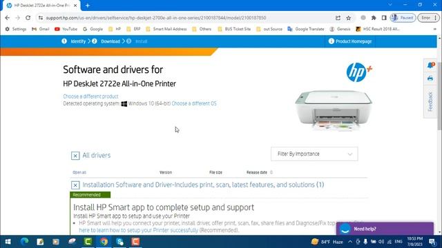 HP Deskjet 2722 how to download full Software and Drivers смотреть онлайн