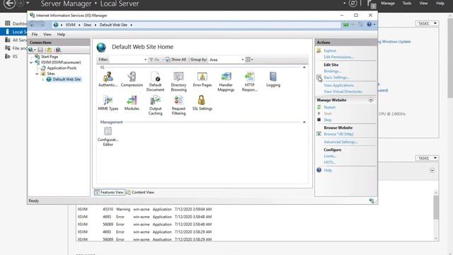 Install and Configure IIS Server on Windows Server 2019 смотреть онлайн