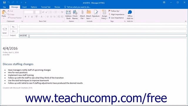 OneNote 2016 Tutorial Sending Notebook Pages via Microsoft Outlook Microsoft Training смотреть онлайн