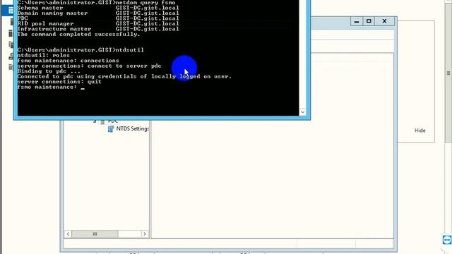 How to Transfer Active Directory FSMO Roles Using CMD смотреть онлайн