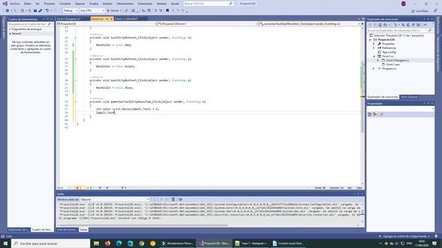 Curso de C#: Controles visuales ToolStrip, ToolStripButton, ToolStripComboBox, ToolStripTextBox etc смотреть онлайн