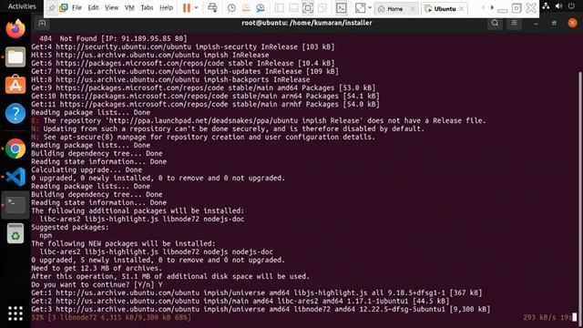 Creating shell script for download and install for NodeJs software in linux ubuntu 21 смотреть онлайн