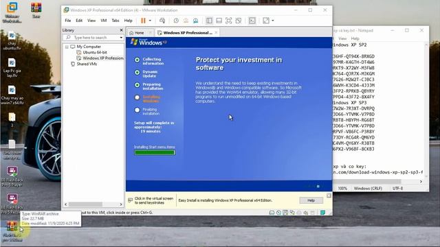 Chạy máy ảo Win XP 64 bit смотреть онлайн