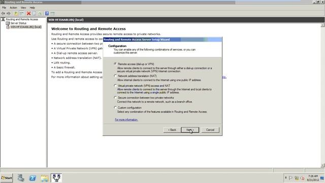 NETWORK ADDRESS TRANSLATION (Windows server 2008 R2) смотреть онлайн