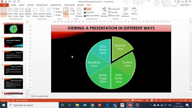 Viewing a Presentation in Different Ways (Microsoft PowerPoint Lesson 2) смотреть онлайн