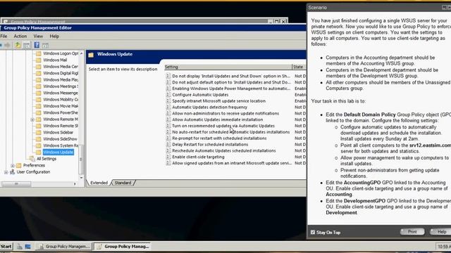Enforce WSUS Settings смотреть онлайн