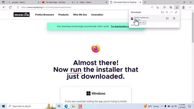 How to Download and Install Mozilla Firefox on Windows смотреть онлайн