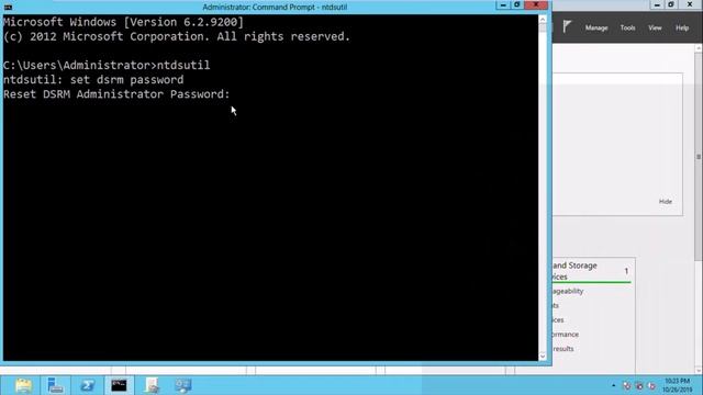 🇱🇰 How To Reset DSRM Password In Windows Server 2012 Domain Controller ? | Nimsoft Labs смотреть онлайн