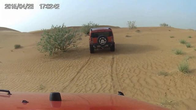 Dubai Desert Safari with HUMMER and JEEP part 1 смотреть онлайн