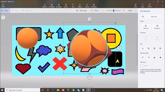 Windows 10 Paint 3D Tutorial. 3D Paint Tutorial : In English смотреть онлайн