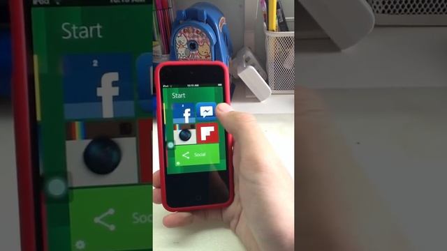 iPod Touch 5g jailbroken (windows metro 8 theme) review смотреть онлайн