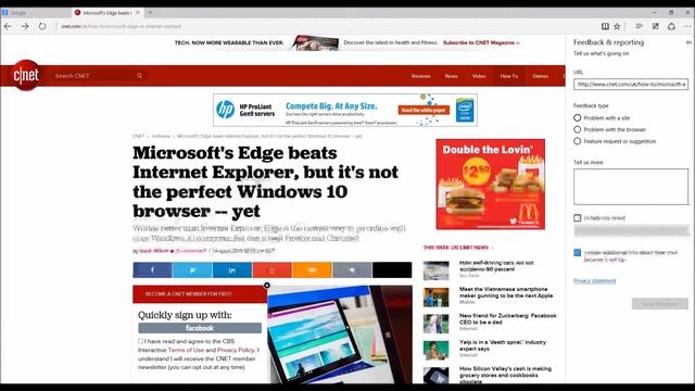 Getting Started with Microsoft Edge on Windows 10 смотреть онлайн